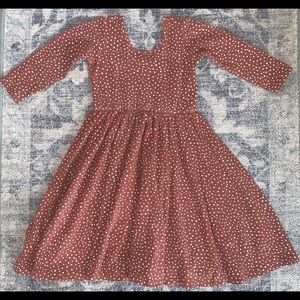 Alice + Ames Ballet Dress - Fawn Dot